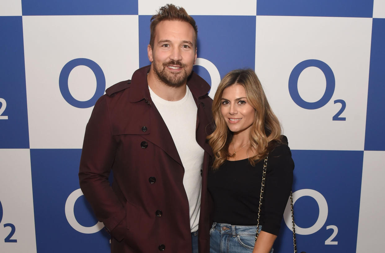 LONDON, ENGLAND - OCTOBER 05:  Paul Doran Jones and Zoe Hardman were at The O2 for the world's first live TV ad powered by O2 5G  (Photo by David M. Benett/Dave Benett/Getty Images for O2)