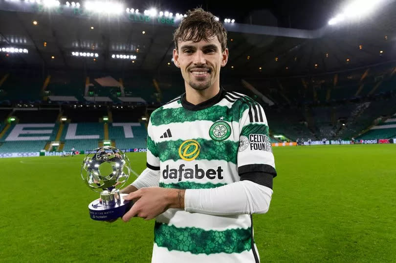 Matt O'Riley starred for Celtic in the Champions League