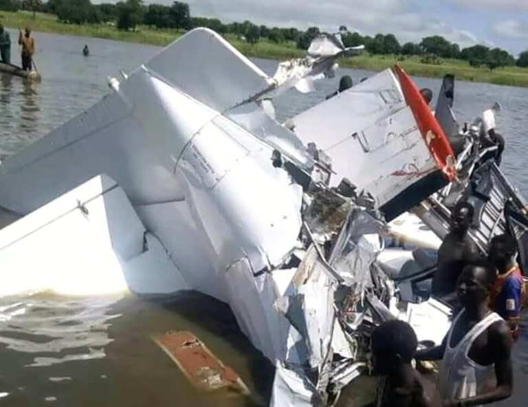 The plane crashed as it approached the airport in Yirol, a town in the centre of South Sudan