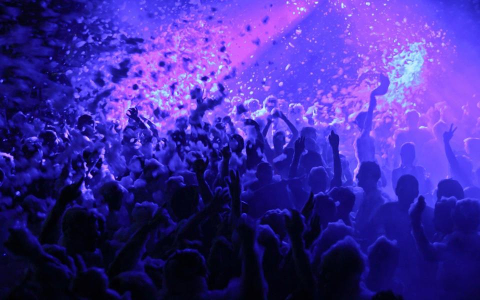foam party nightclub - Getty
