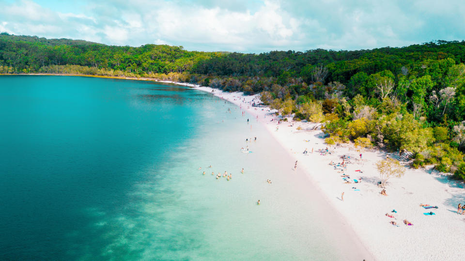 The island attracts plenty of visitors, raising the risk of human interaction with dingoes. Source: Getty