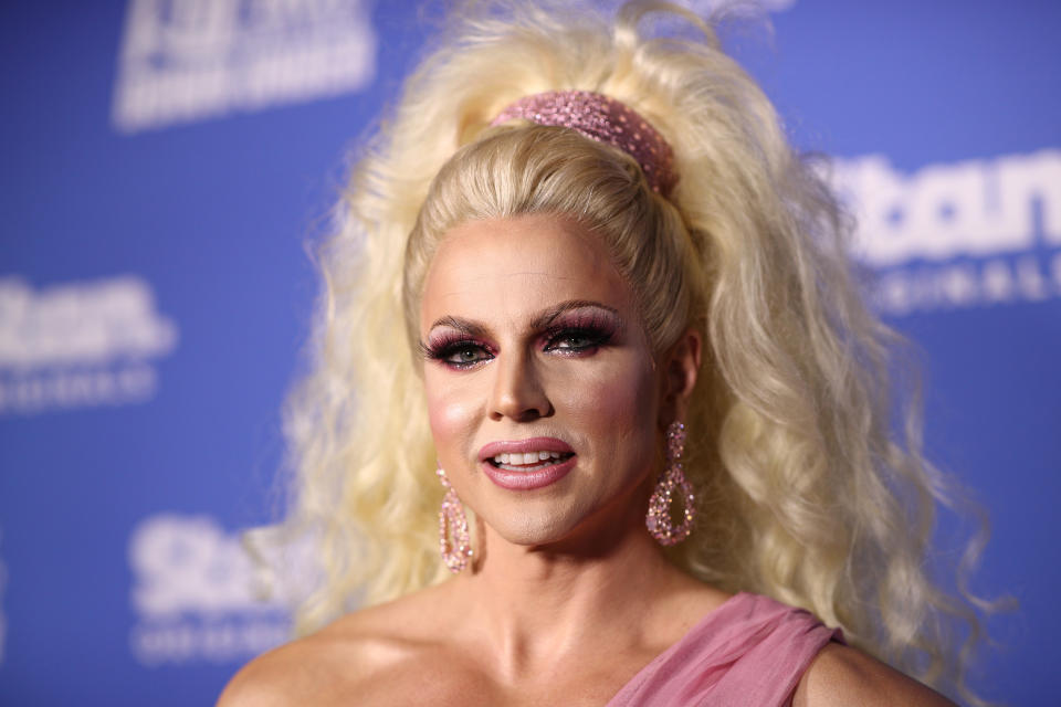 Courtney Act attending the "RuPaul's Drag Race Down Under" premiere
