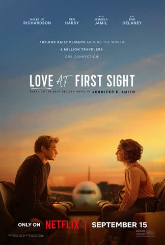 <p>Netflix</p> Poster for Netflix's <em>Love at First Sight</em> (2023)