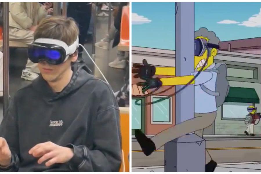 Lo hacen de nuevo: ¿Los Simpson se adelantaron a los Apple Vision Pro?