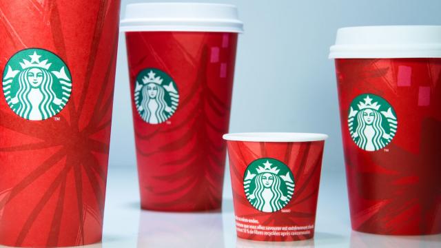 Starbucks' Red Cups Feature a Touch of Pink This Year — See the