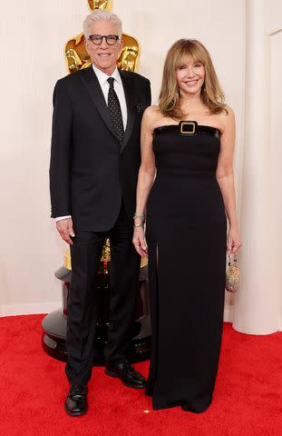 <p>Mike Coppola/Getty </p> Ted Danson and Mary Steenburgen at the 96th Academy Awards in Hollywood, California, on March 10, 2024