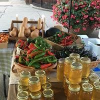 The Covington Farmers Market features seasonal produce, meats, eggs, honey, baked goods, prepared foods, natural beauty products, dog treats and more.