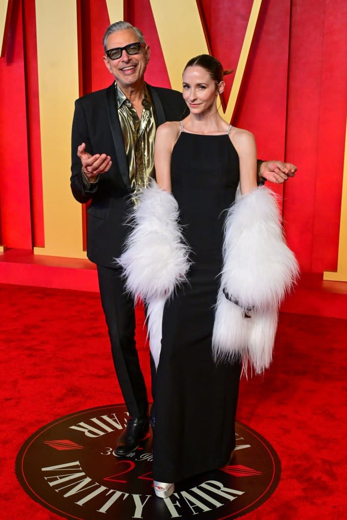 Jeff Goldblum and wife, Emilie Livingston Vanity Fair Oscar Party, Arrivals, Los Angeles, California, USA - 10 Mar 2024