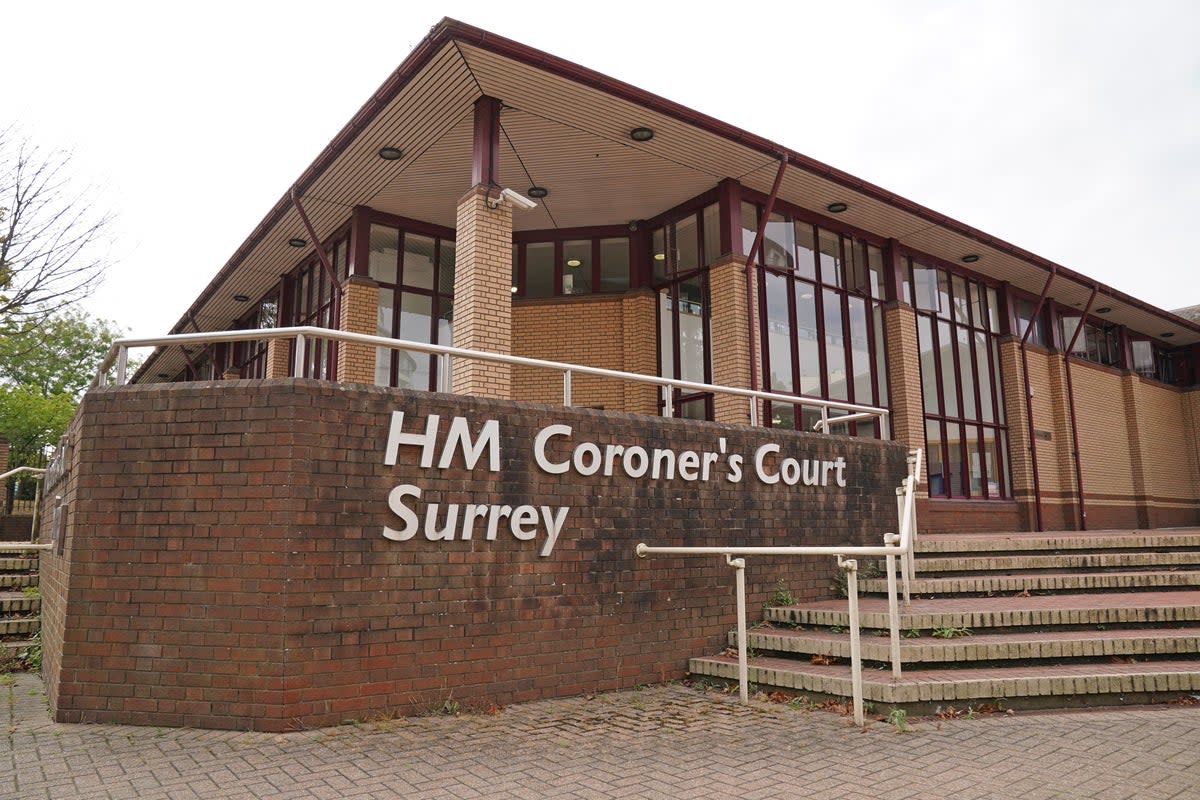 Surrey Coroner’s Court heard Aisha Cleary died after being born in HMP Bronzefield (Jonathan Brady/PA) (PA Archive)