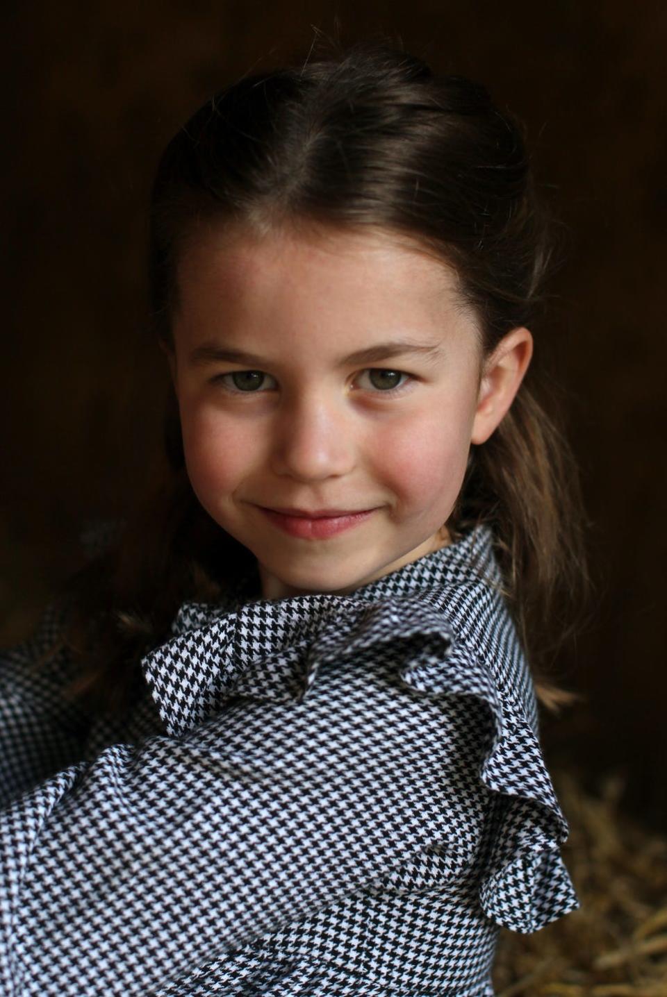 <p>Captured by her mother, Charlotte wore an adorable gingham dress for a portrait released for her fifth birthday and we can't decide <a href="https://www.elle.com/uk/life-and-culture/culture/a32359889/princess-charlotte-birthday-photos/" rel="nofollow noopener" target="_blank" data-ylk="slk:which royal she resembles most.;elm:context_link;itc:0;sec:content-canvas" class="link ">which royal she resembles most.</a></p>