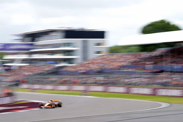 Lando Norris finished first practice on top of the pile 