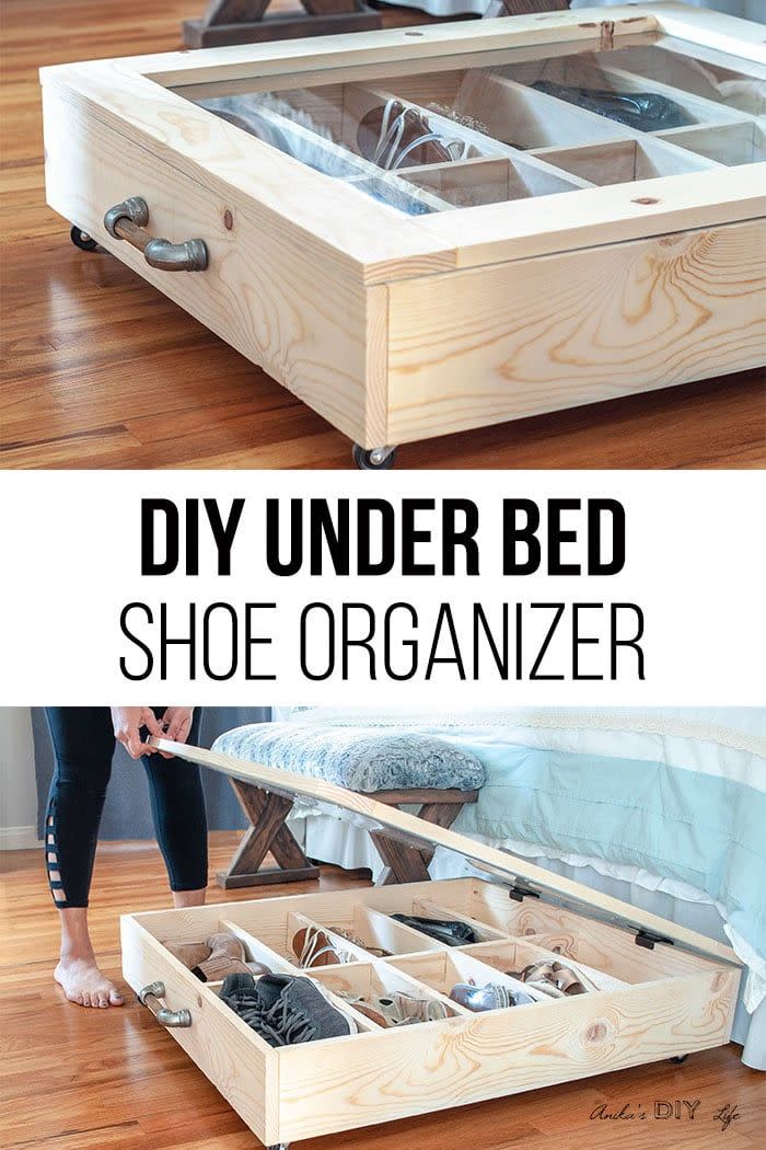 Under Bed Shoe Storage