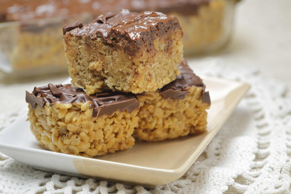 Rice Krispie treats.