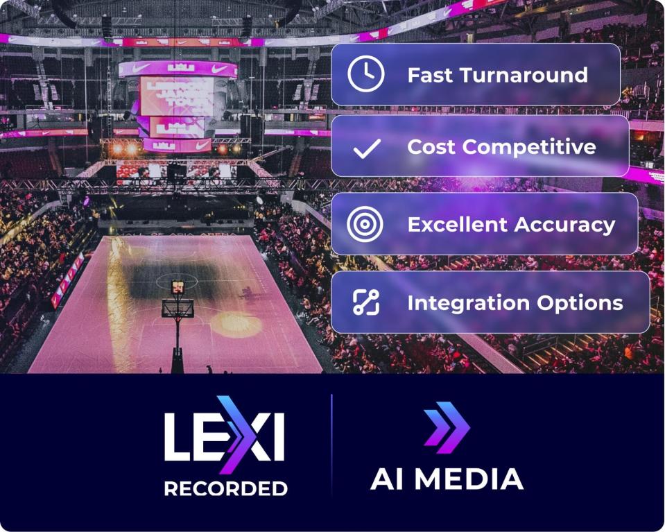 LEXI Recorded offers fast turnaround, is cost competitive, has excellent accuracy and integration options for captioning recorded content.