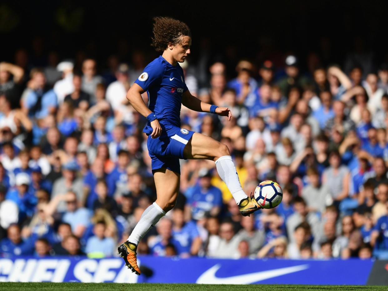 David Luiz may have to play a midfield role against Tottenham on Sunday: Getty Images
