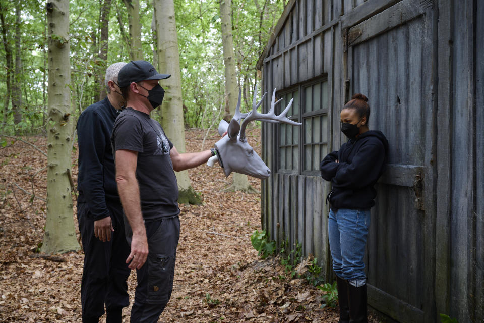 Chris Harvey on the set of Leave the World Behind (JoJo Whilden/Netflix)