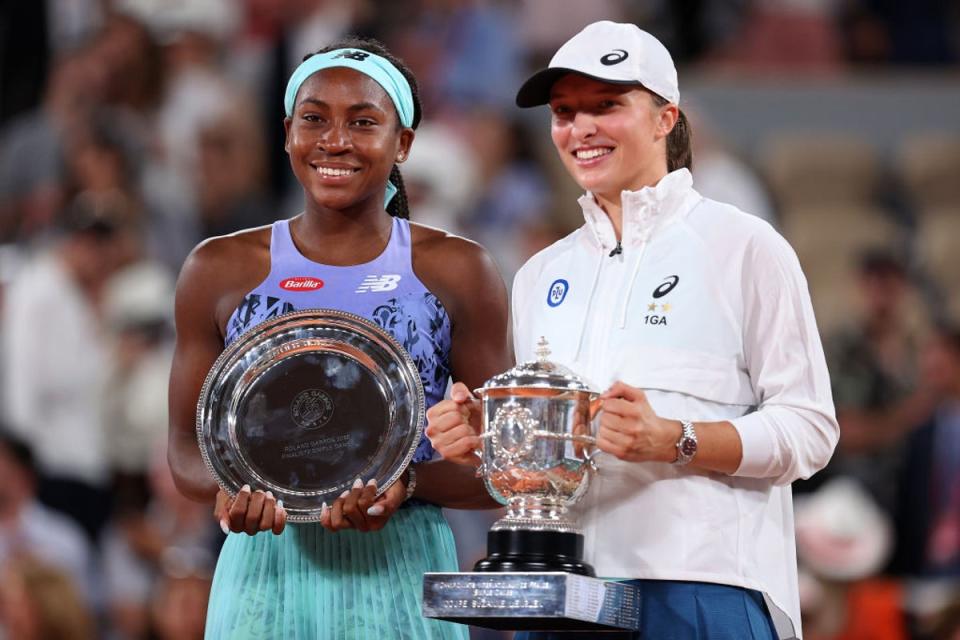 Iga Swiatek defeated Coco Gauff in last year’s women’s singles final  (Getty Images)