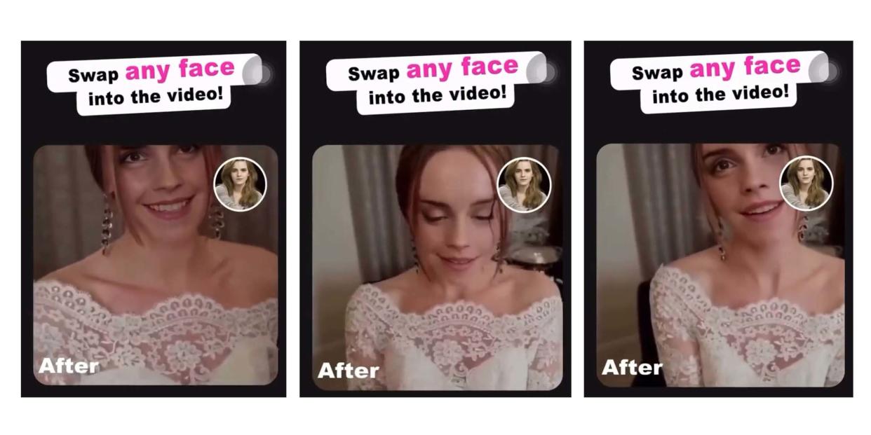 Pregnant Emma Watson Porn - Hundreds of sexual deepfake ads using Emma Watson's face ran on Facebook  and Instagram