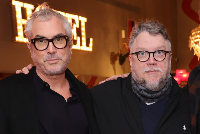 <p>David M. Benett/Dave Benett/Getty</p> Alfonso Cuarón and Guillermo del Toro