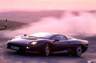 <p>It looks a little long of body these days – perhaps it always did – but the XJ220 remains a swoopily arresting machine, besides carrying the unmistakable contours of a Jaguar.</p>