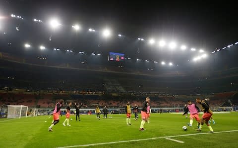 The San Siro is ready for action  - Credit: Action Images