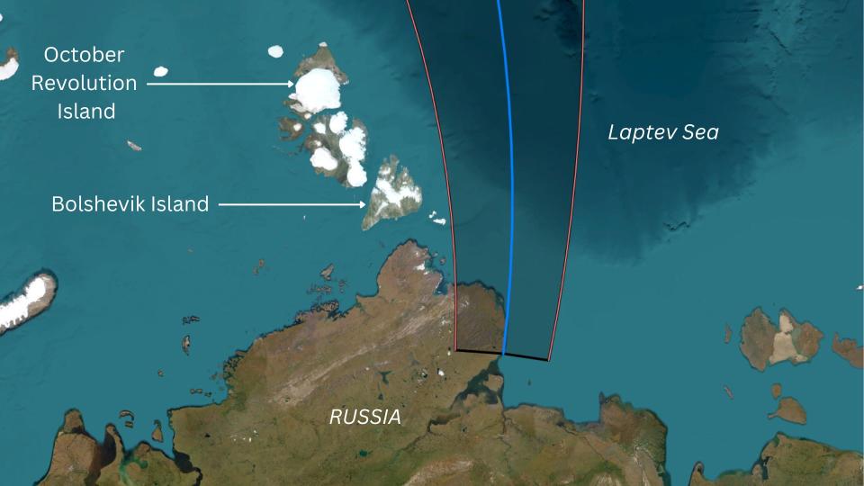 Map showing where the eclipse will be visible from Russia.