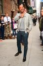 Will Smith smiles at fans as he arrives at <em>The Late Show with Stephen Colbert</em> to discuss his new film <em>Gemini Man</em> on Tuesday in New York City.