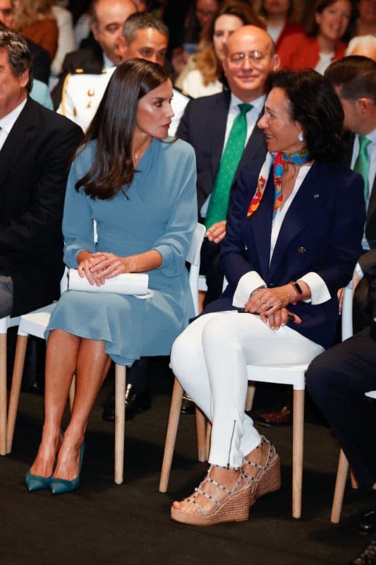 La reina Letizia y Ana Botín