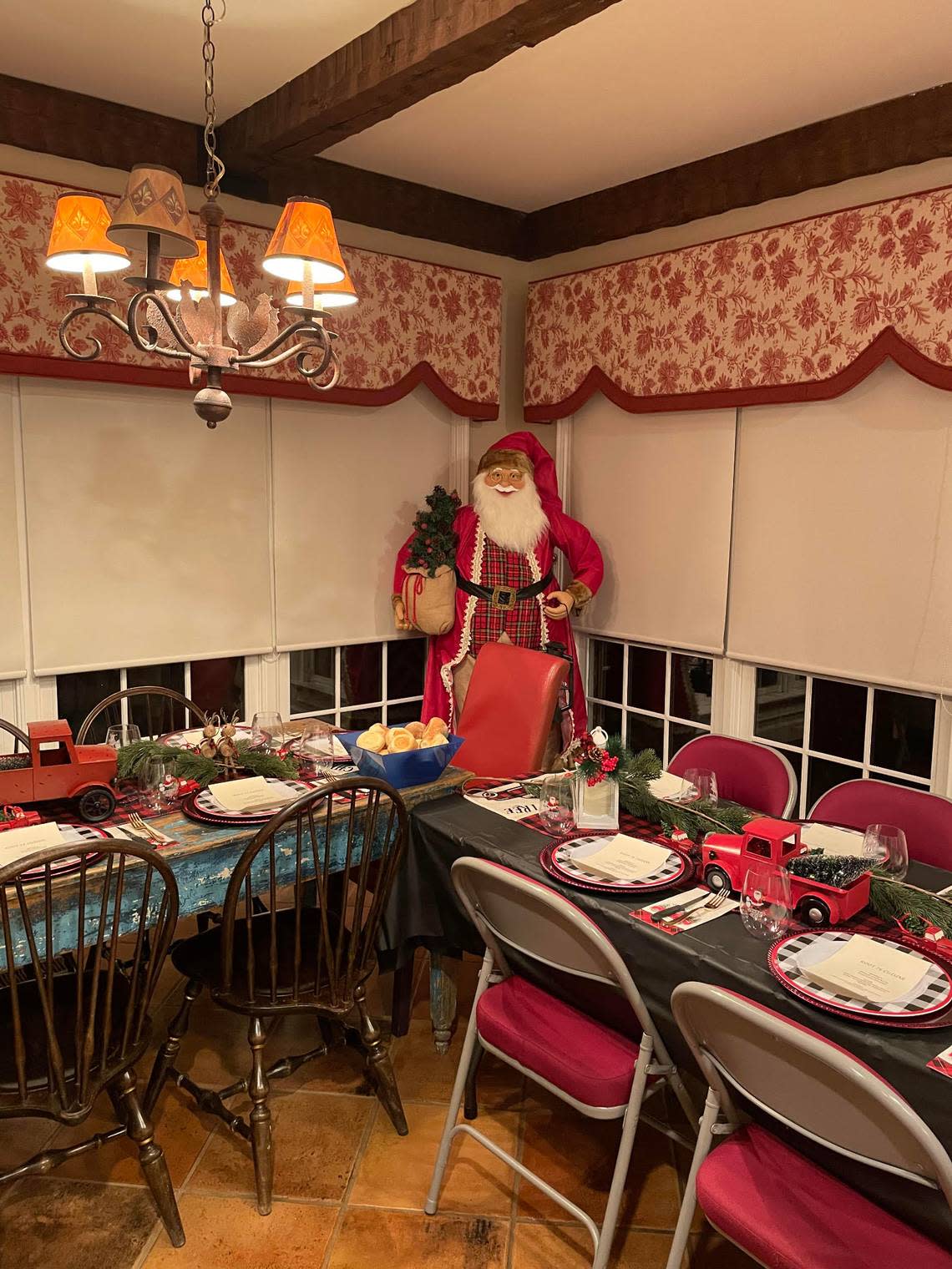 Root 76 Cuisine offers catering in private homes such as pictured here for an office Christmas party.