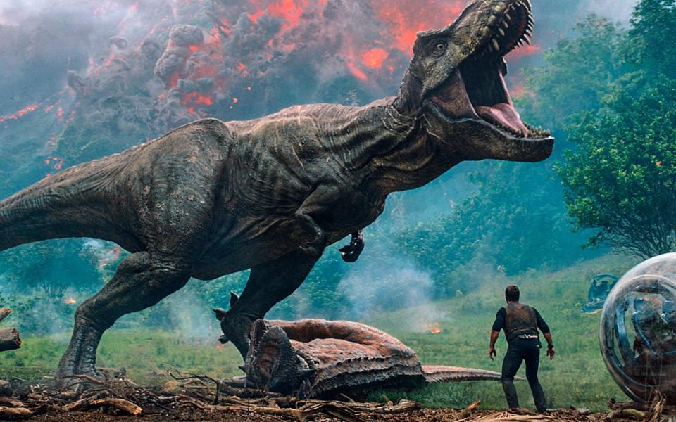 A still from the recent film Jurassic World: Fallen Kingdom - Universal Pictures 