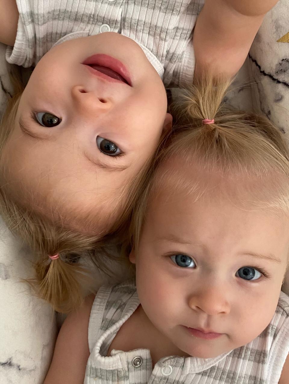 Aren't they adorable? Valentina and Vivienne. (PHOTO: Yvette King)