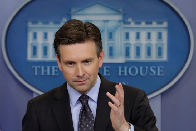 White House press secretary Josh Earnest. (Photo: Yuri Gripas/Reuters)