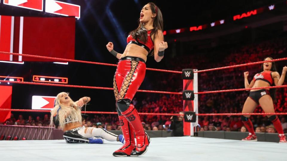 The latest step in Brie Bella’s comeback will take place Sunday at WWE’s “Hell in a Cell.” (Photo courtesy WWE)