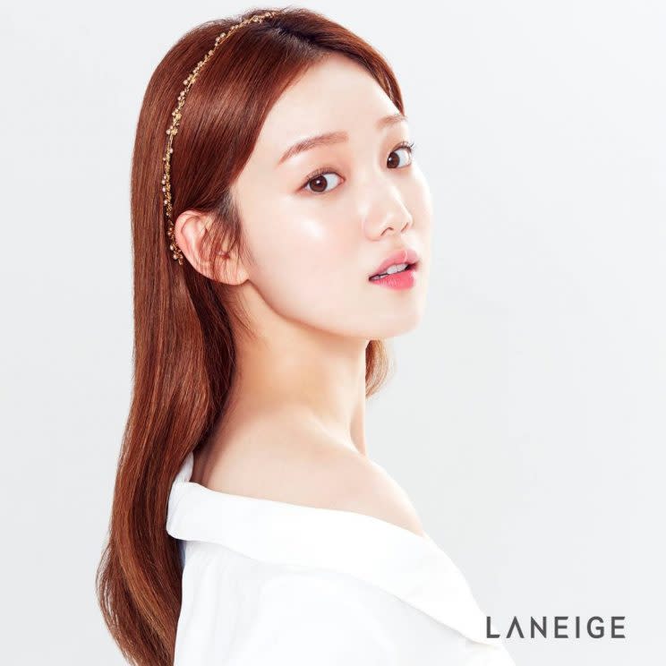 Lee Sung Kyung in Singapore for the opening of Louis Vuitton exhibition