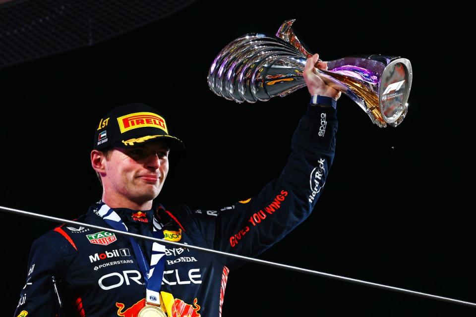 Max Verstappen is the heavy favourite to become a four-time world champion (Photos by Getty)