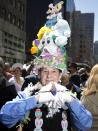 Ruben Alonso poses for a portrait as he takes part in the annual Easter Bonnet Parade in New York April 20, 2014. REUTERS/Carlo Allegri (UNITED STATES - Tags: SOCIETY RELIGION)