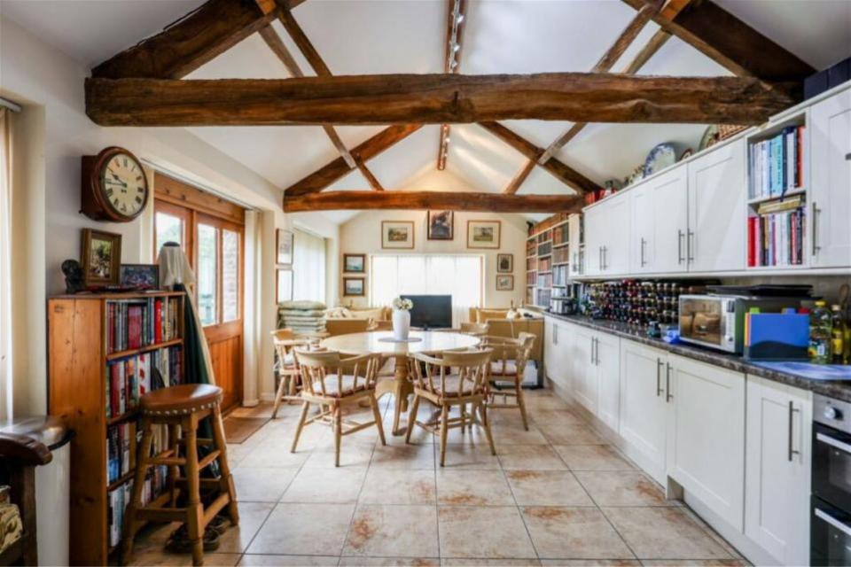 South Wales Argus: Kitchen with exposed beams