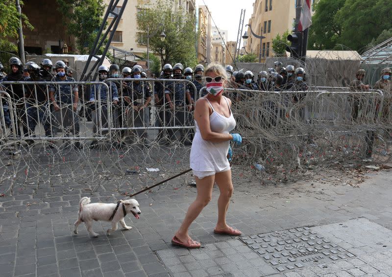 Protest against the government performance and worsening economic conditions, in Beirut