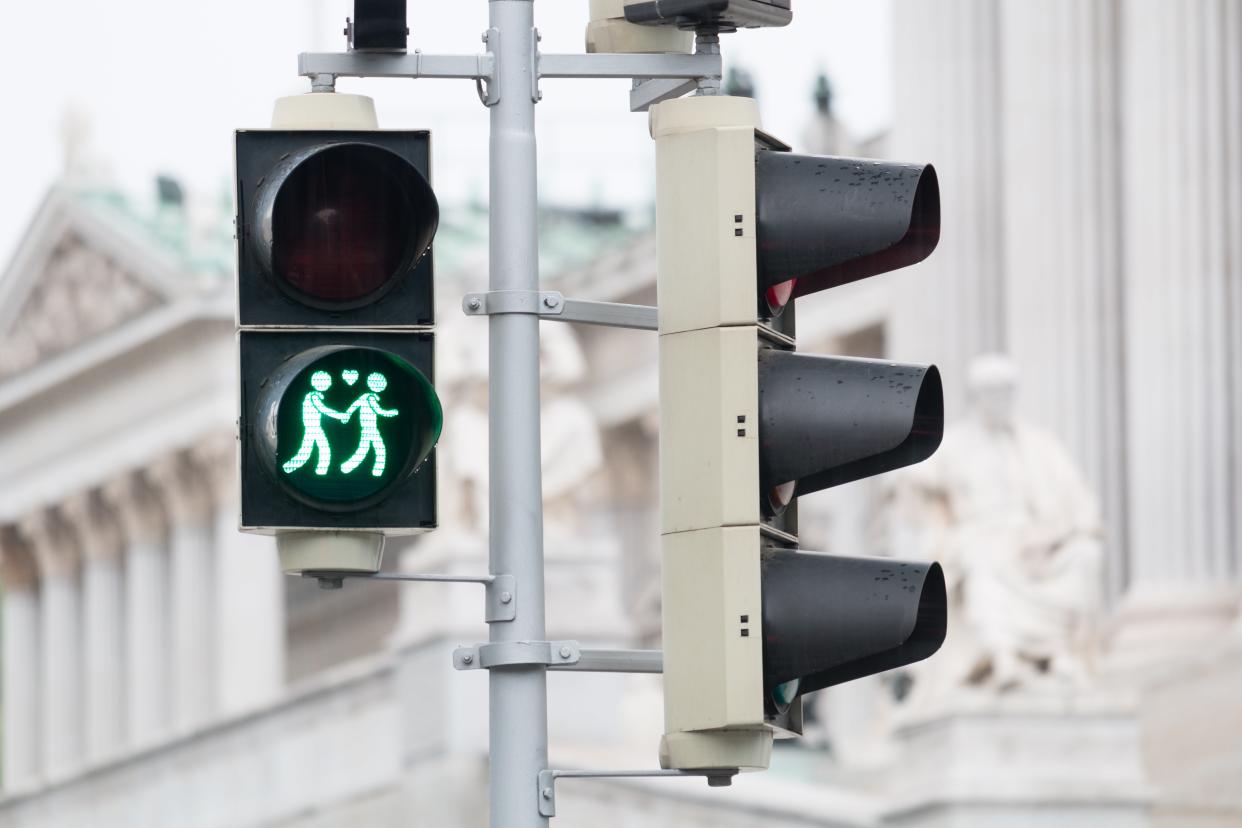 Ampelpärchen gelten als Symbol der Weltoffenheit und Toleranz. (Bild: pressdigital/Getty Images)