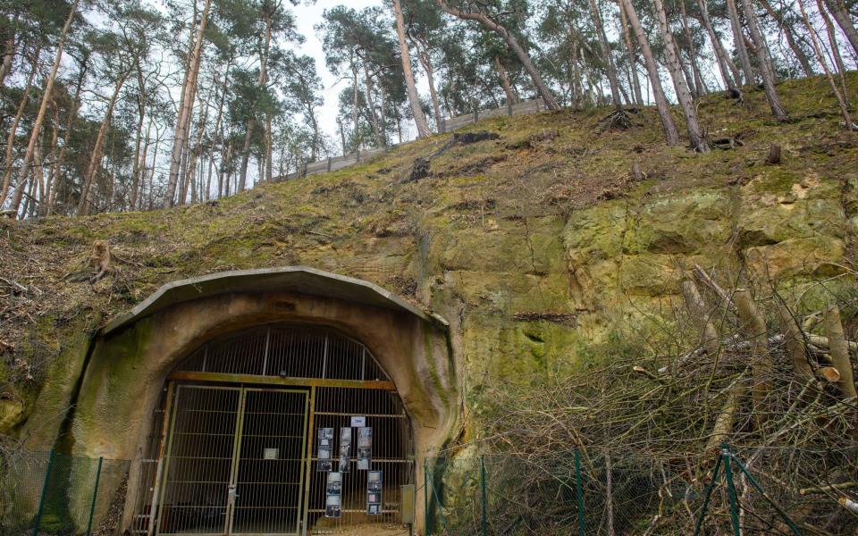 The entrance to the camp, which was sold for €500,000 to a private developer