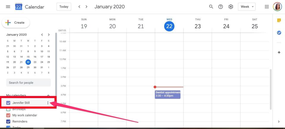 How to change colors on Google Calendar