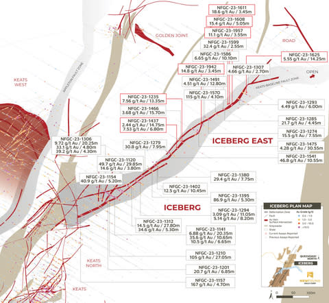 Figure 2. Iceberg-Iceberg East plan view map (Graphic: Business Wire)