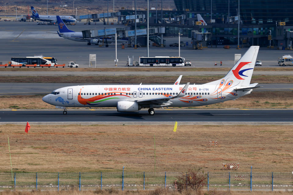 東方航空墜機事故的飛機是波音737-800型號。(Photo by Zhou Bodian/VCG via Getty Images)