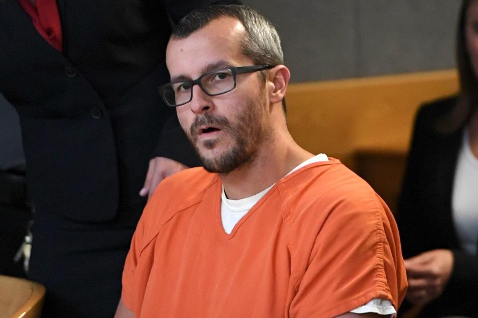 <p>RJ Sangosti/The Denver Post via Getty </p> Chris Watts