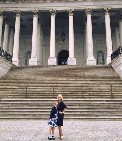 <p>Courtesy Natalie Grant and Gracie Herms</p> Natalie and Gracie Grant in Washington, D.C.