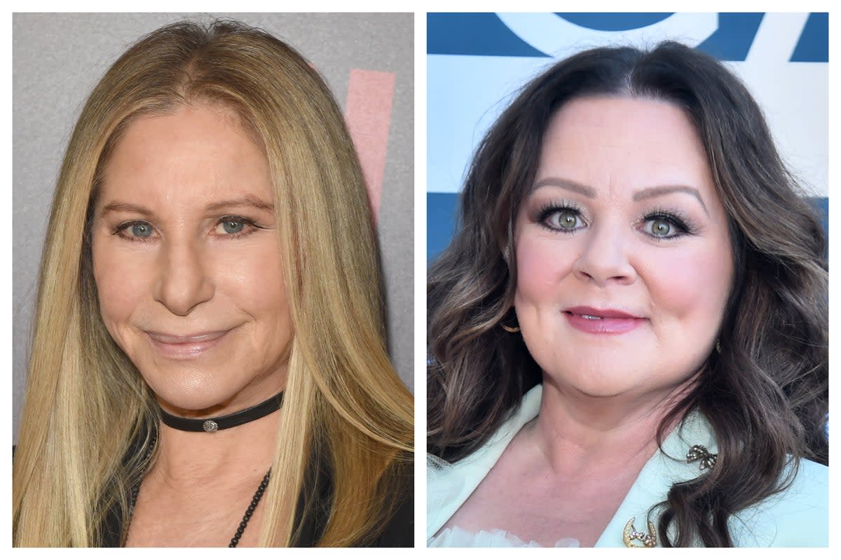 Barbra Streisand (L) and Melissa McCarthy (R) (Getty)