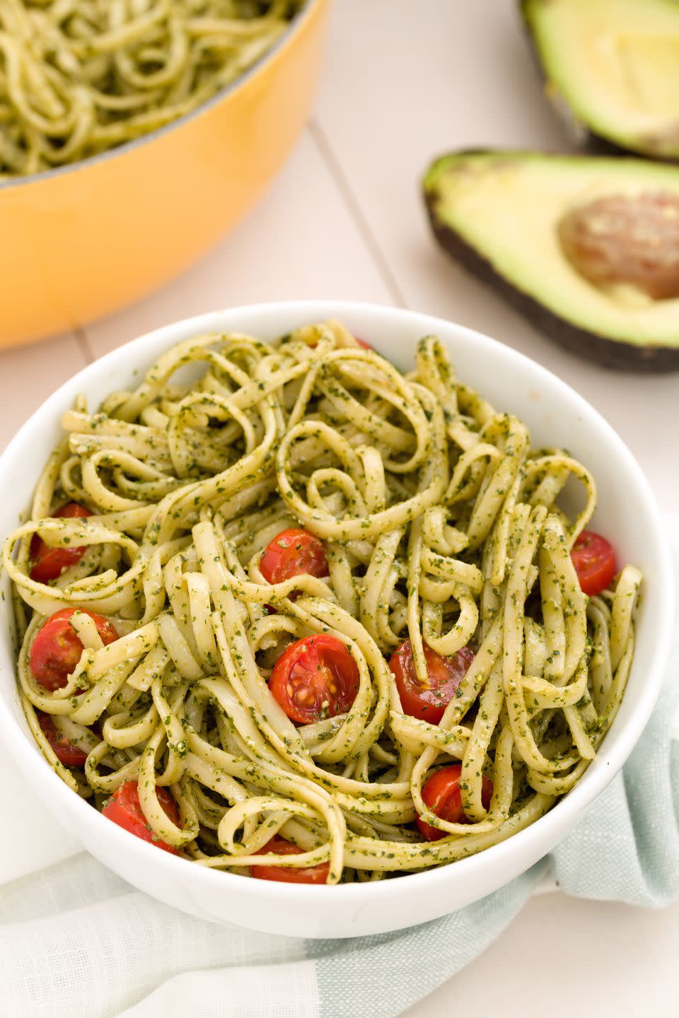 Avocado Pesto Linguine