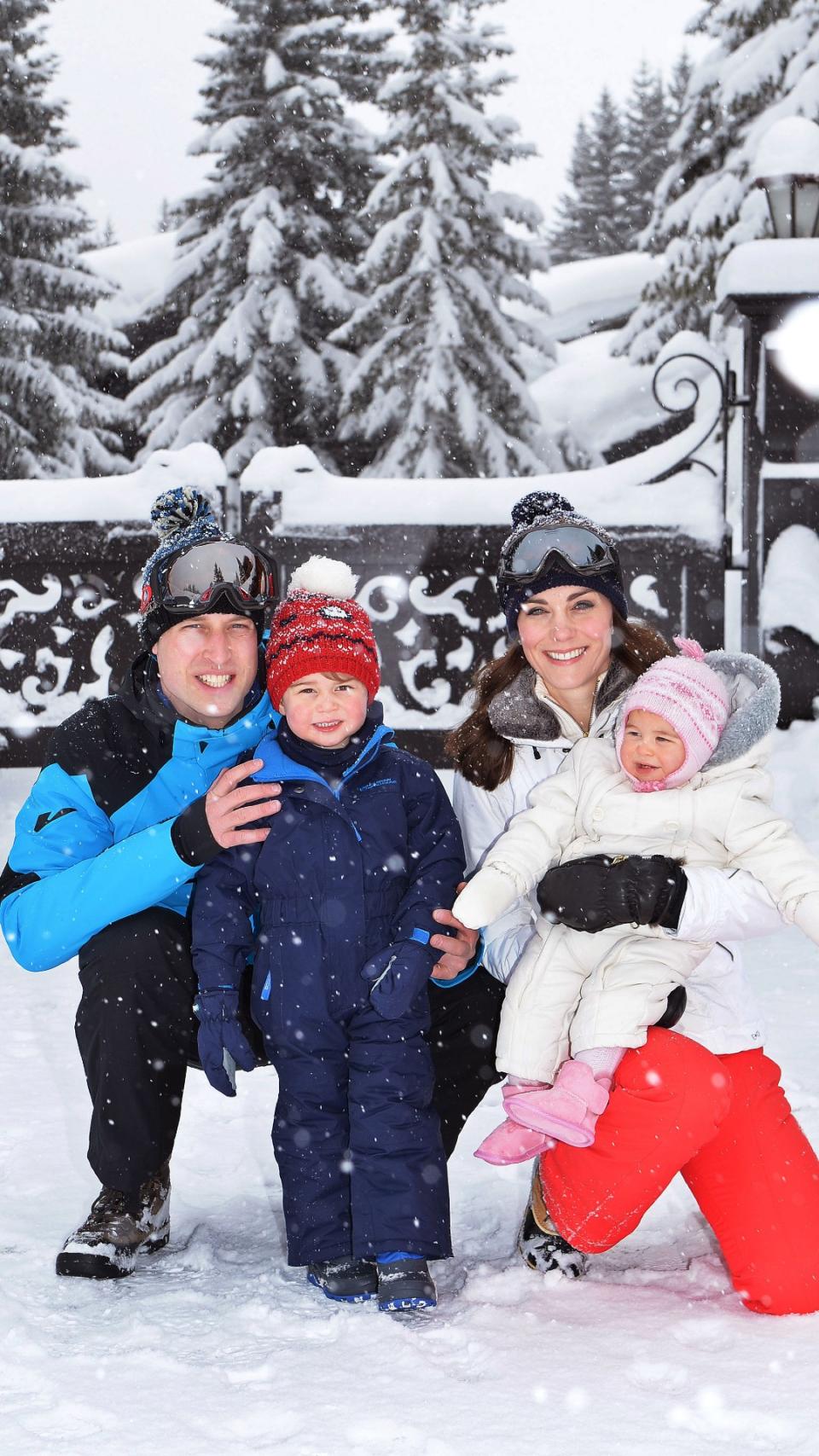 Prince George has been skiing since a surprisingly young age