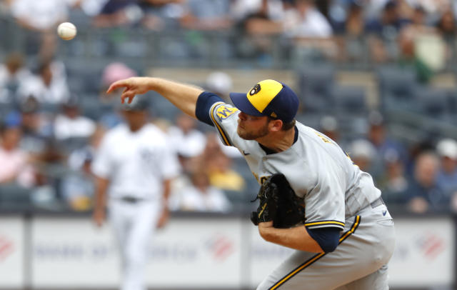 Yankees' Oswaldo Cabrera breaks up Brewers' no-hit bid after 10 1/3 innings