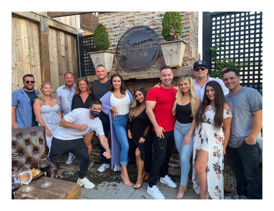 Jersey Shore Cast Shades Angelina Pivarnick at Mike Sorrentino Birthday Celebration